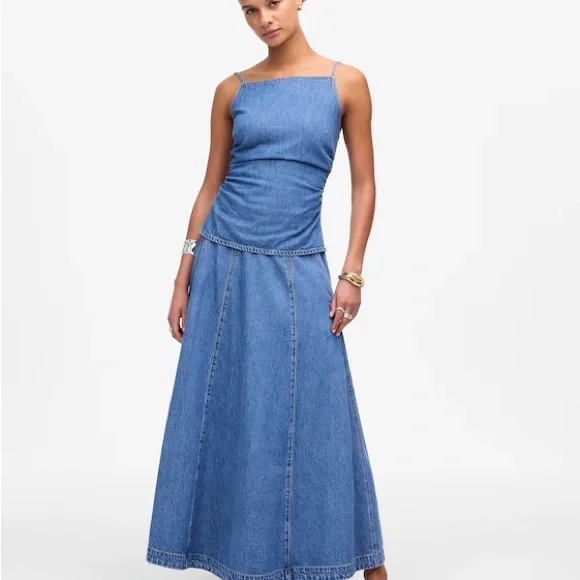 Madewell Denim Maxi Skirt - Picture 6 of 6